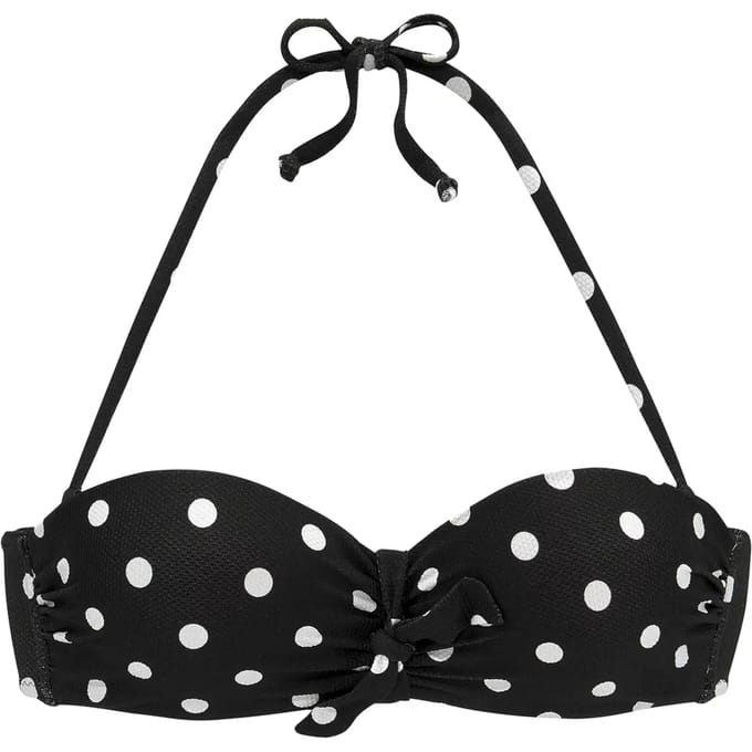 Bikini top bandeau met beugels voor dames Lascana Powder