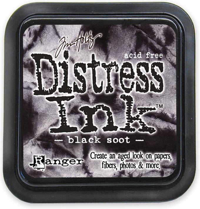 Distress Ink stempelkussen - Black soot