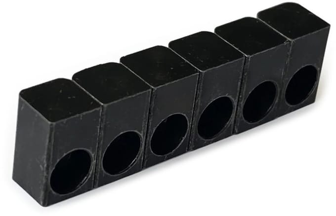 Floyd Rose FROSLIB21P Original String Lock Insert Blocks (set van 6 stuks, zwart)
