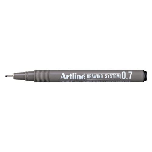 ARTLINE Drawing System Fineliner - 1 stuk - 0.7mm Lijndikte - Zwart