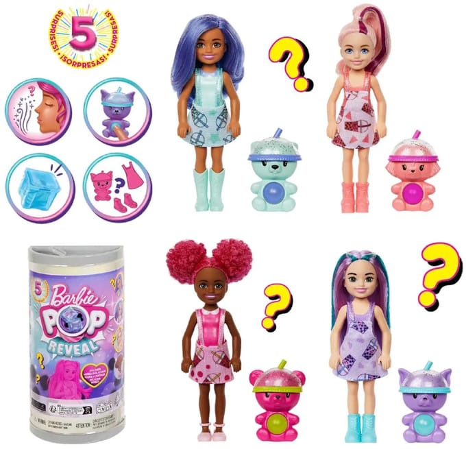 Barbie Pop Reveal Surprise Bubble Tea - 1 exemplaar - Spaar ze allemaal