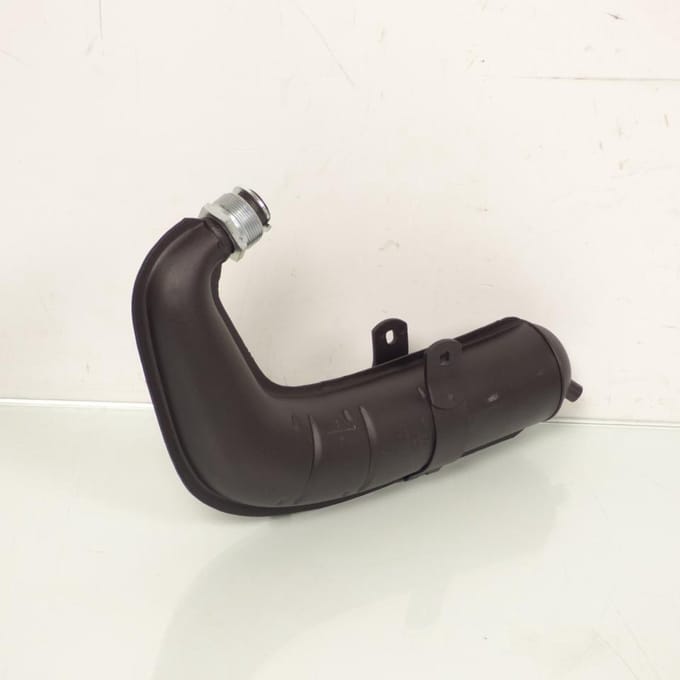 Pot d'échappement noir type banane pour mobylette MBK 51 silencieux cyclomoteur