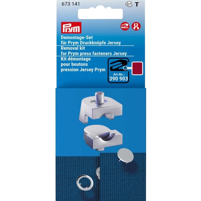 PRYM Demontage-set drukknopen Jersey 8+10mm 673141 - Aannaaiknopen - Prym