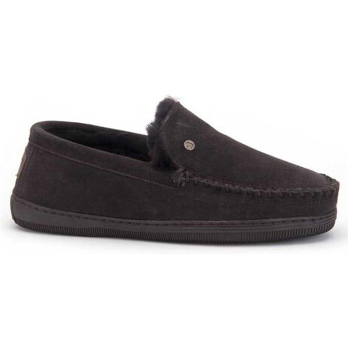 Warmbat Grizzly Suede Heren Sloffen - Bruin