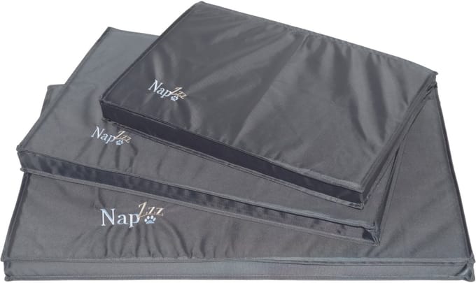 NapZZZ Benchkussen M Orthopedisch Antraciet 75x47x7 cm