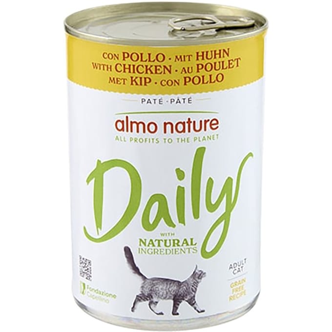 6x400g Kip Almo Nature Daily Menu Kattenvoer