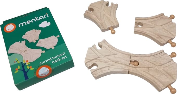 Mentari Houten treinsplitsing, set van vier