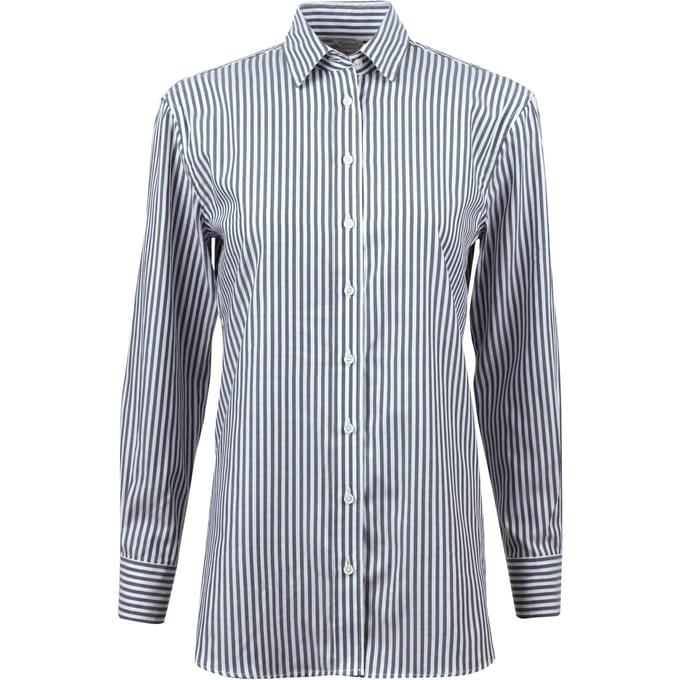 Stenströms Sammi Shirt Black Stripe Größe: 34 | Longsleeves Outlet | Damen | Schwarz