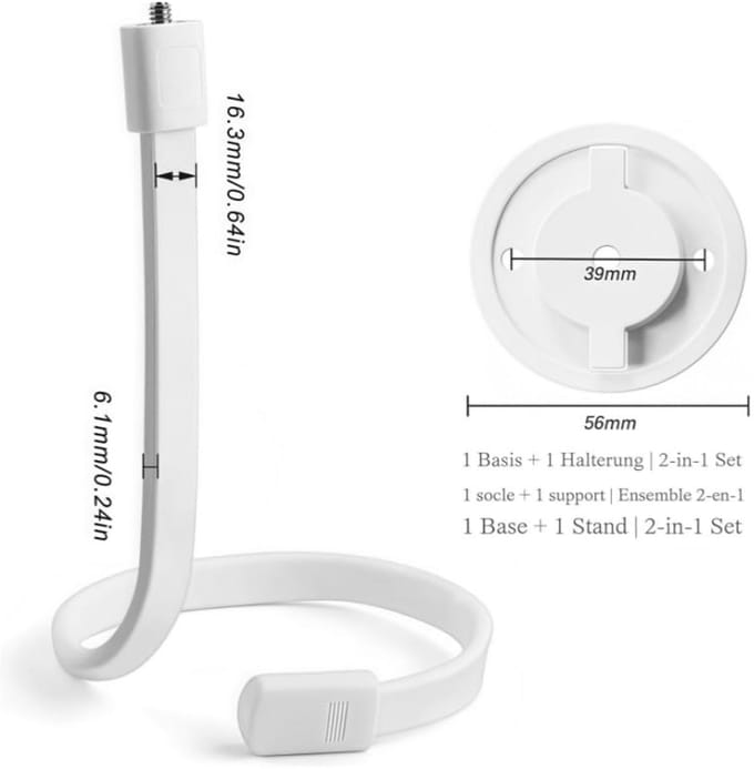 Flexibele 2-in-1 Camerahouder voor Babymonitor en Indoor Bewaking