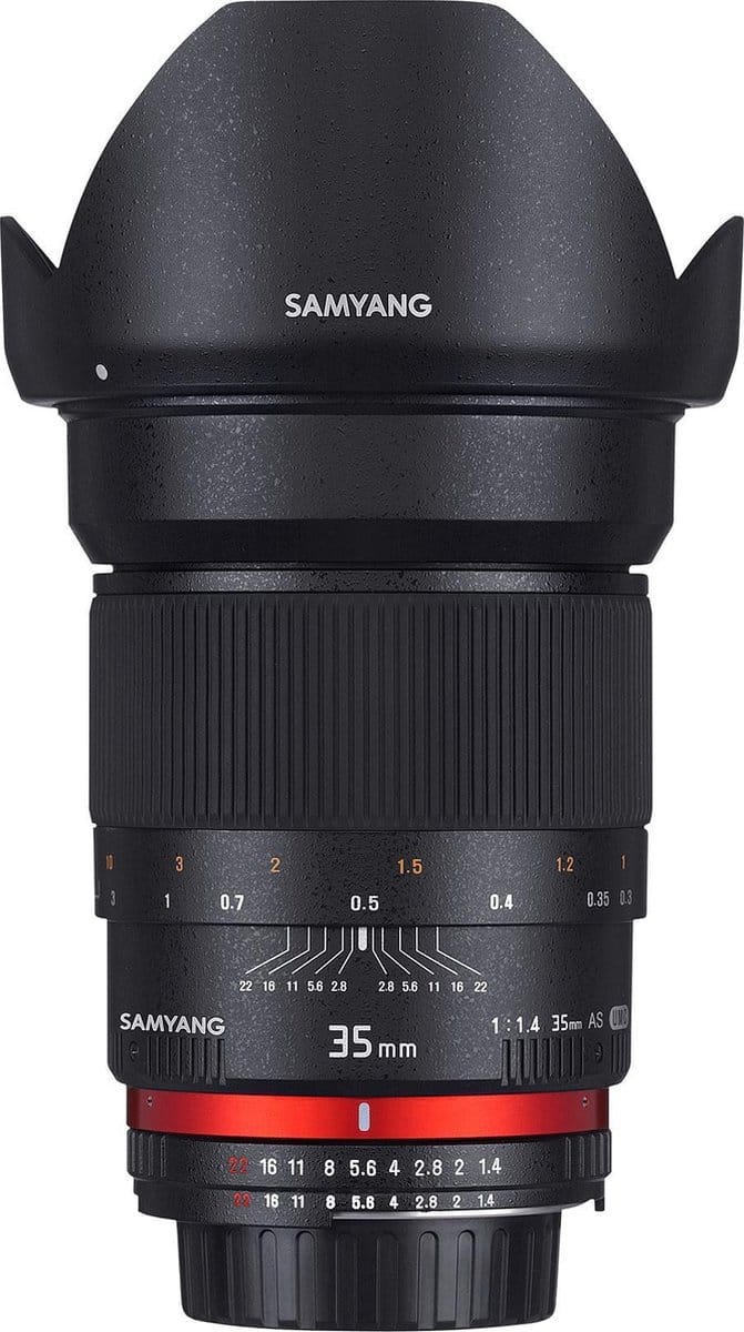 Samyang 35mm F1.4 AS UMC - Prime lens - geschikt voor Nikon Spiegelreflex