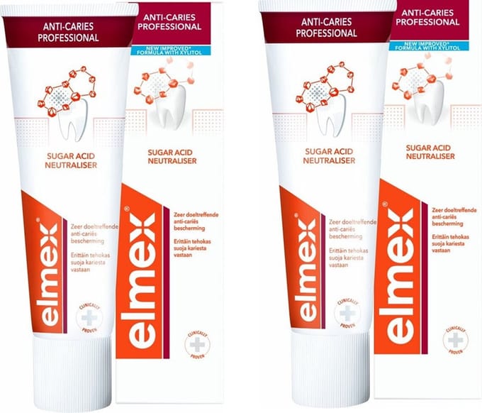 Elmex Tandpasta Anti-Cariës Professional 2 x 75 ml