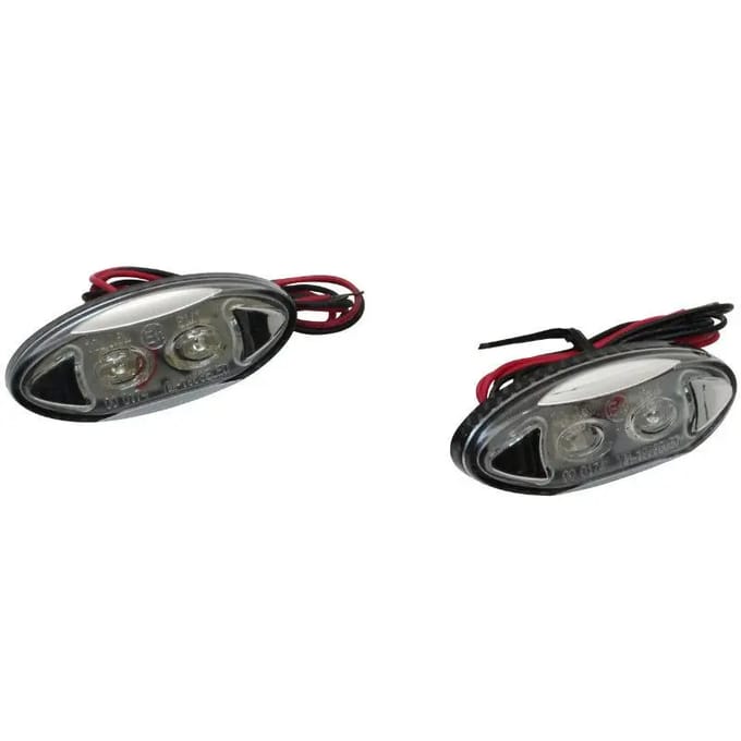 Paar ovale 2 led knipperlichten Replay Universel