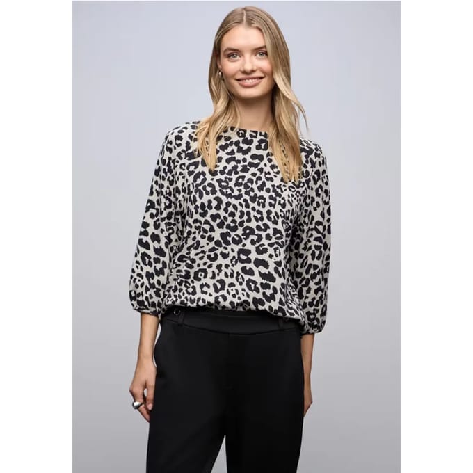 Gedessineerd jacquard shirt