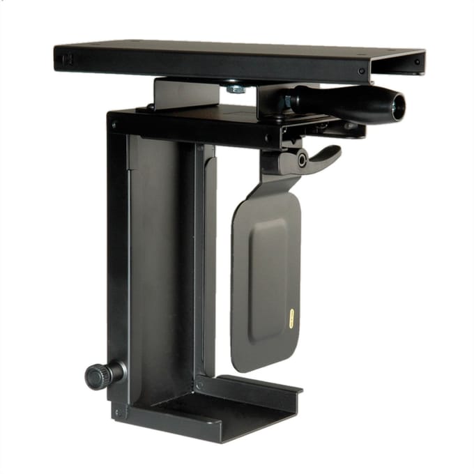 ROLINE mini PC houder uitschuifbaar, draaibaar, zwart