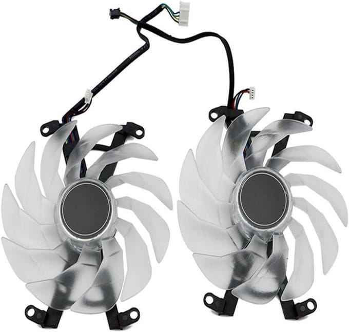 Videokaart Ventilator - Grafische Kaart Koeler - Computer Koeling - Efficiënte Warmteafvoer - 102 mm - Origineel