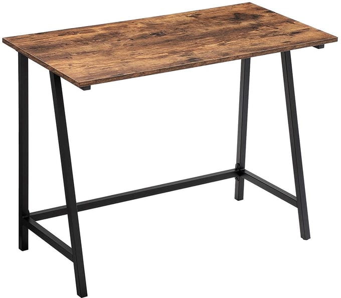 Bureau - Industrieel design - Rustiek bruin met zwart