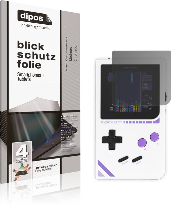 dipos – Matte Privacy Screenprotector geschikt voor Modretro Chromatic | Anti-Spy Beschermfolie
