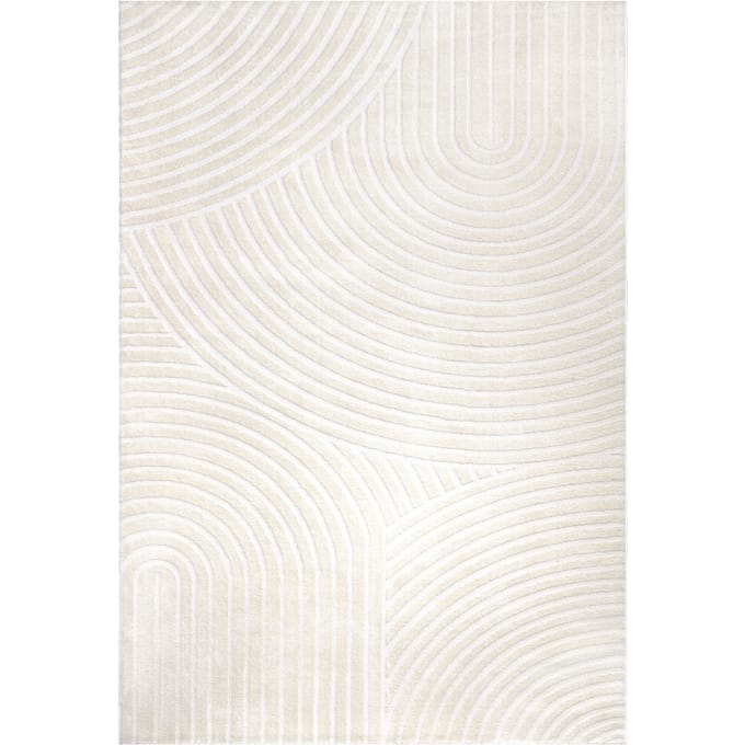 Modern tapijt Lusenta beige 80x150 cm