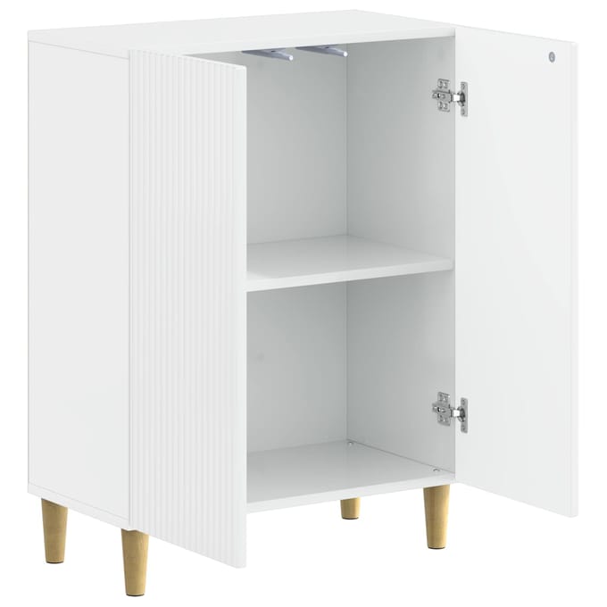 vidaXL - Badkamer - Opbergkast - ARNHEM - Hoogglans - Wit - 59,5 - x - 31 - x - 80 - cm
