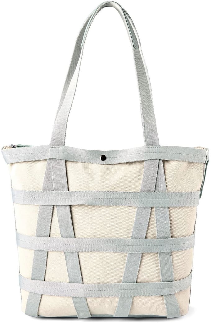 TOM TAILOR shopper Jada Zip Tote Bag Creme White crème