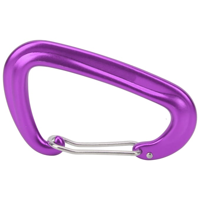 Mousquetons Multifonctionnels d'Extérieur Boucle de Camping Crochet en Aluminium Clip pour Hamacs Balançoire violet