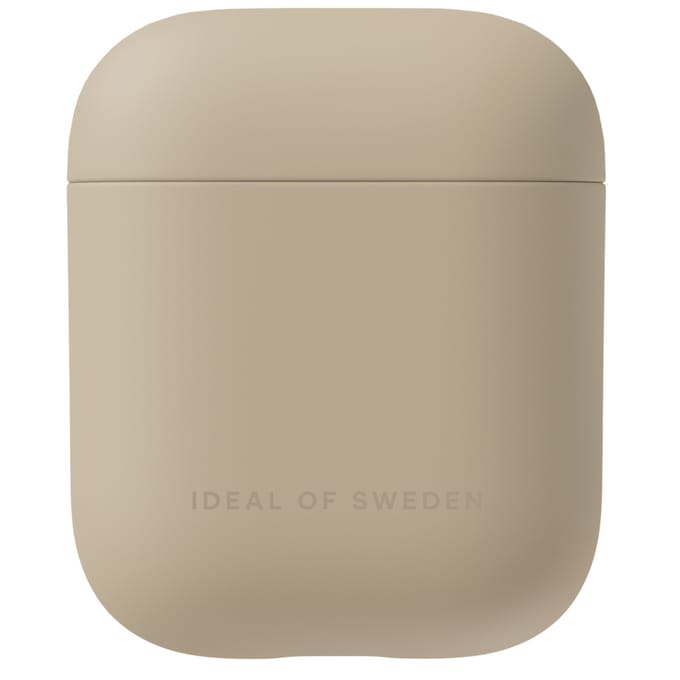 iDeal of Sweden Silicone Case voor de  Apple AirPods 1 / 2 - Beige