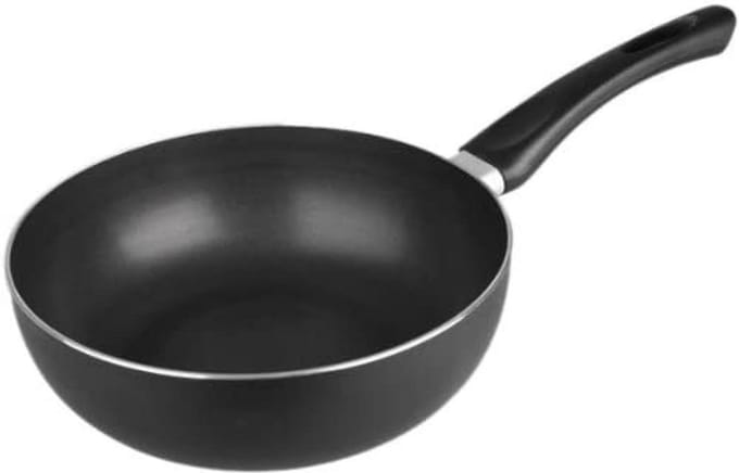 Diepe Koekenpan 24 cm Aluminium Antiaanbaklaag Geschikt voor Inductie