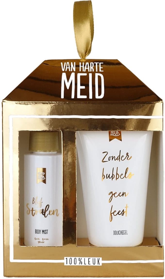100%LEUK - Cadeau set – Van harte meid