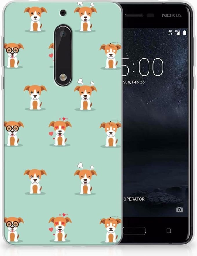 Nokia 5 TPU Hoesje Pups
