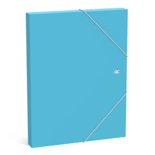 Qc colour limited edition - documentenmap, neon blauw