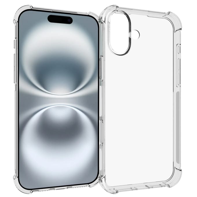 imoshion Hoesje - Geschikt voor Apple iPhone 16 - Shockproof Case - Transparant