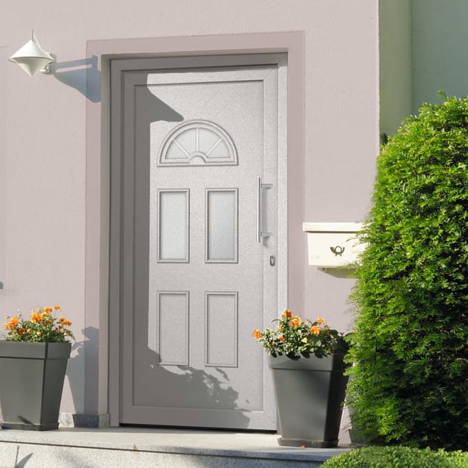vidaXL - Voordeur - 88x208 - cm - wit