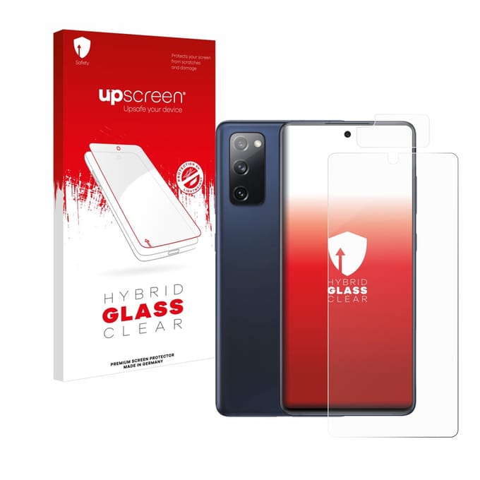 upscreen - Screenprotector voor Samsung Galaxy S20 FE 5G (Voor+Camera) - Folie Beschermfolie Beschermglas transparant
