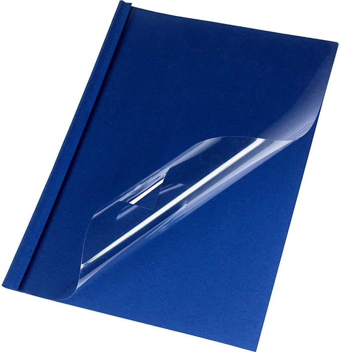 LMG LMG-BMDLM-DBL-R1.5 Premium Thermobindmap lederstructuur met matte voorkant, 1,5 mm, 50 stuks