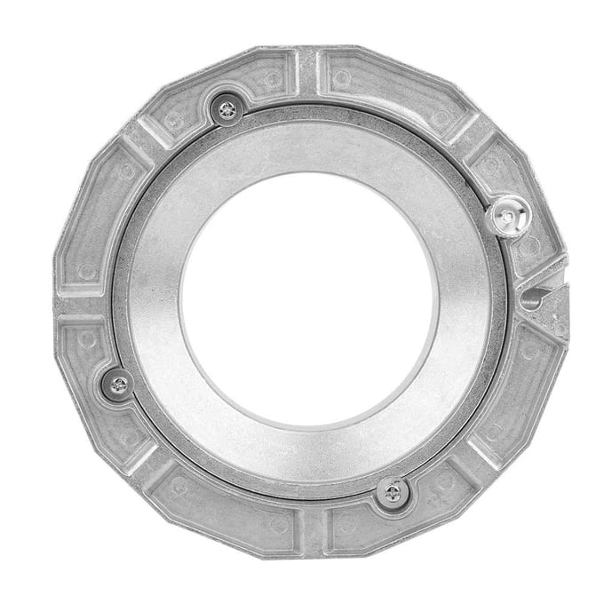 Voor Bowens Mount Softbox Metalen Chuck Adapter voor Flitslicht Fotografie Accessoire white