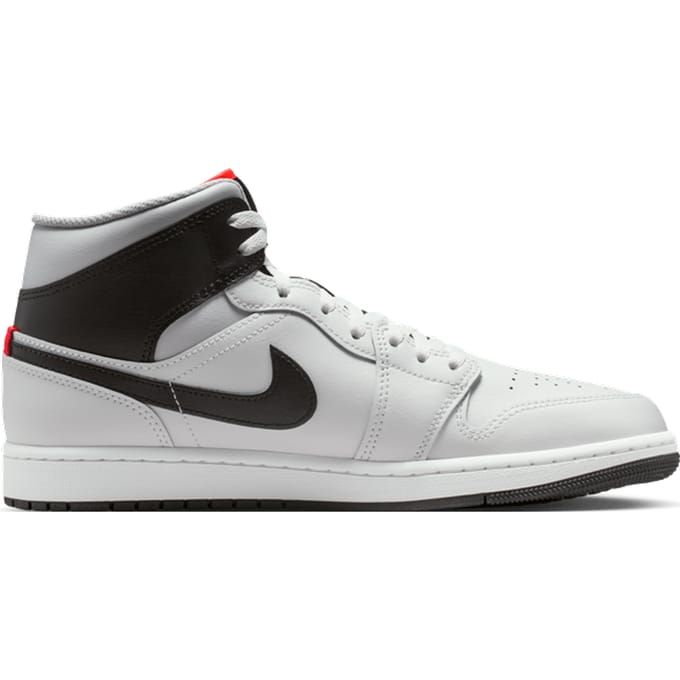 Jordan 1 Mid Sneakers Heren - Wit - Maat 47 - Mesh/Synthetisch