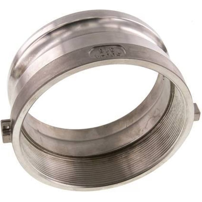 Camlock DN 120 (5'') Koppeling RvsRp 5'' met binnendraad Type A MIL-C-27487