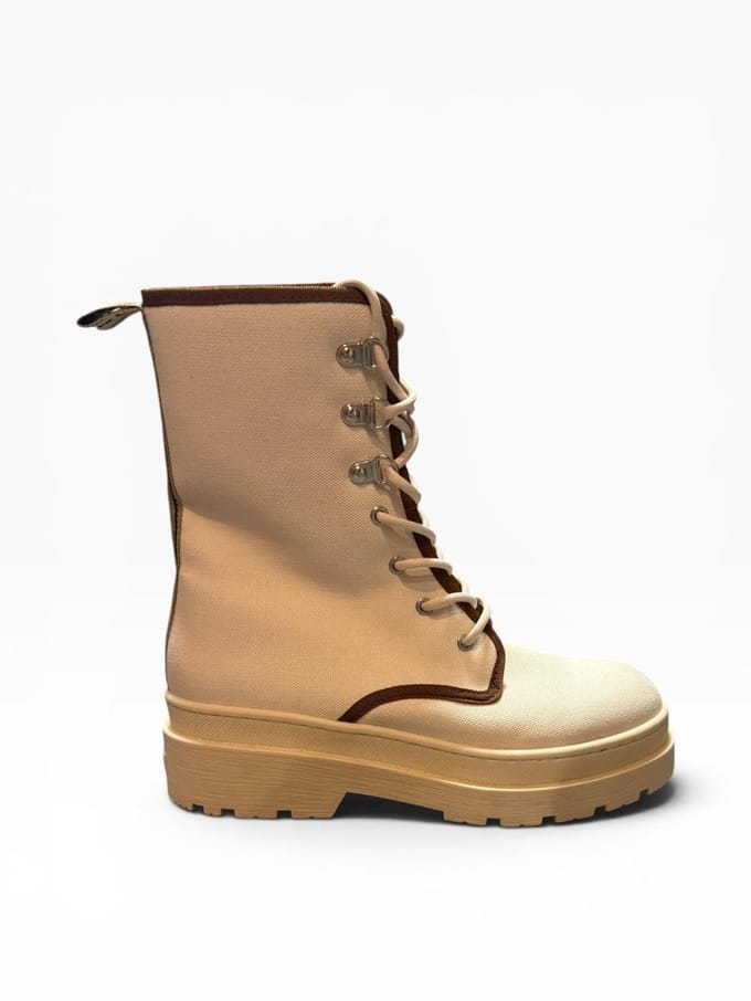Scotch & Soda - Aubri - Laarzen - Dames - Wit - Maat 38