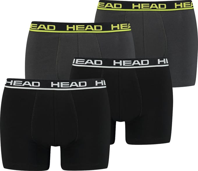 BOXERS Set van 4 hoofd-basisboxerbroeken voor heren, ondergoed, ondergoed