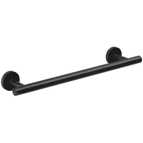 Herzbach DEEP BLACK bath handle / towel rail 30 cm 23.817000.1.12