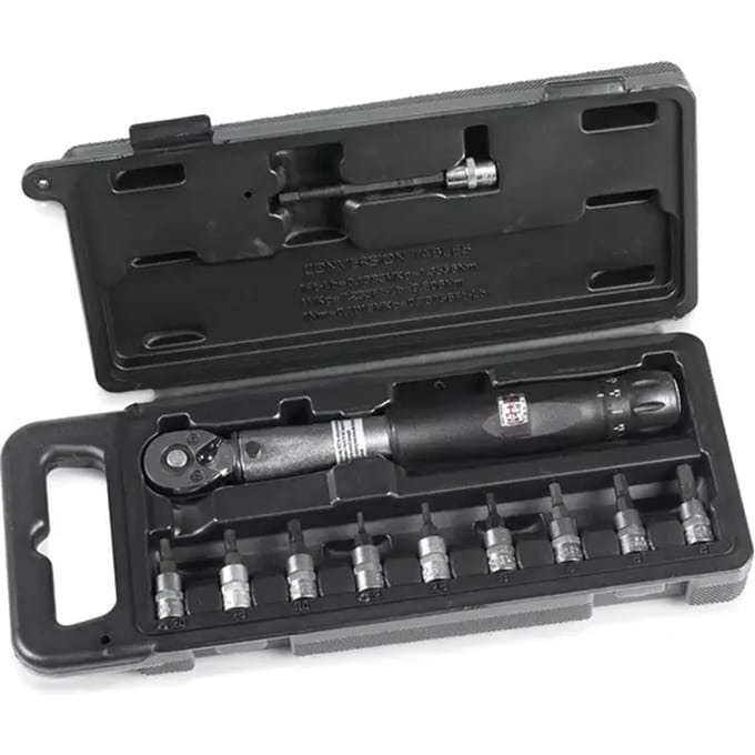 XLC TO-S87 Momentsleutel - 1/4" 4-24Nm - Zwart/Zilver