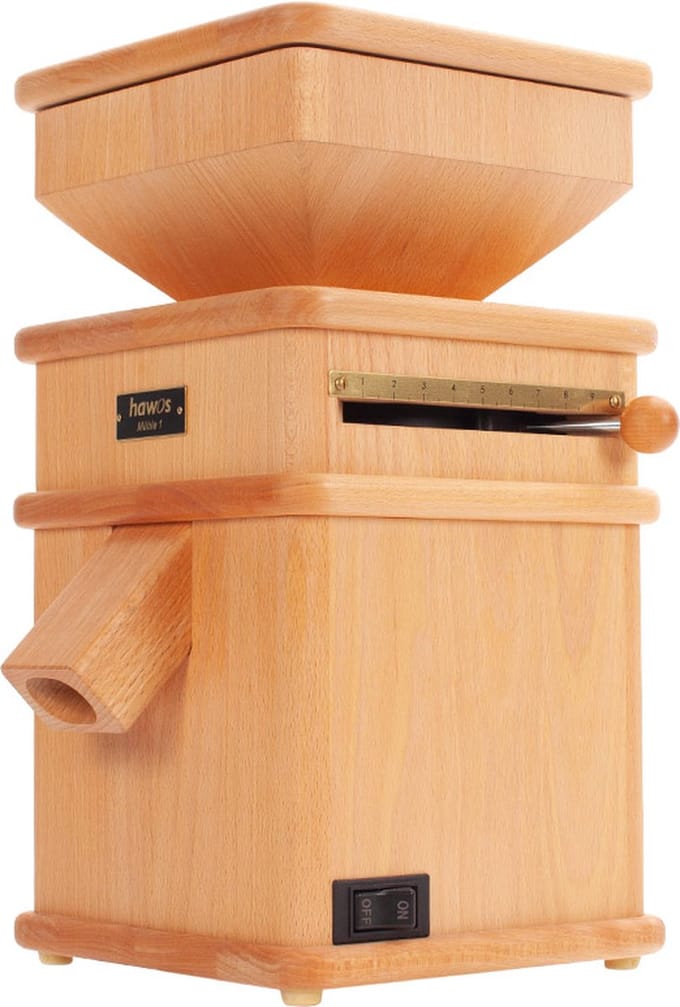 Hawos Mill 1 360W Hout elektrische graanmolen