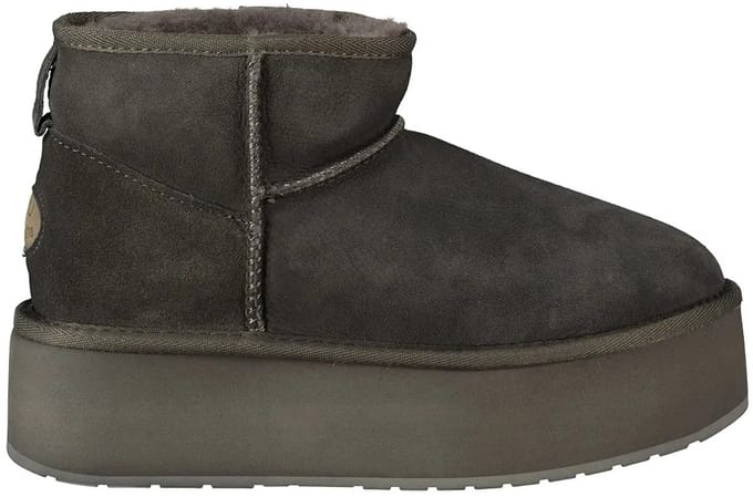 Emu Australia Stinger Micro Flatform Laarzen Zwart EU 39 Vrouw