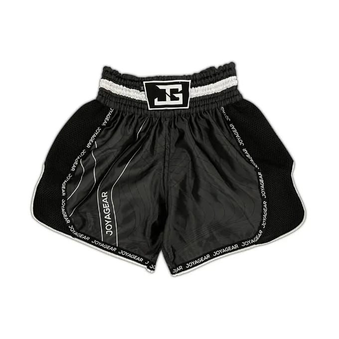 Joya Essential - Kickboks broekje - Zwart met wit (Beschikbaar in verschillende maten)