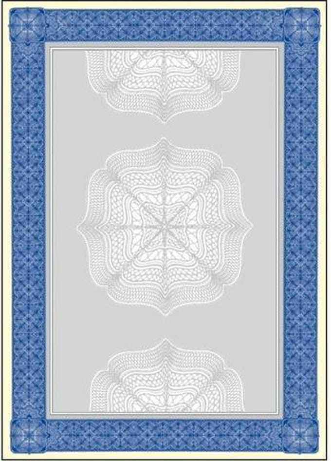 Sigel designpapier - A4 - waardepapier blauw - 185 grams - 20 vel - SI-DP490