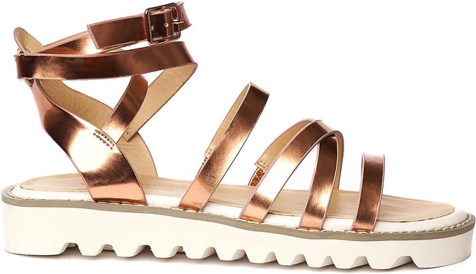 Brons/gouden sandalen - 36