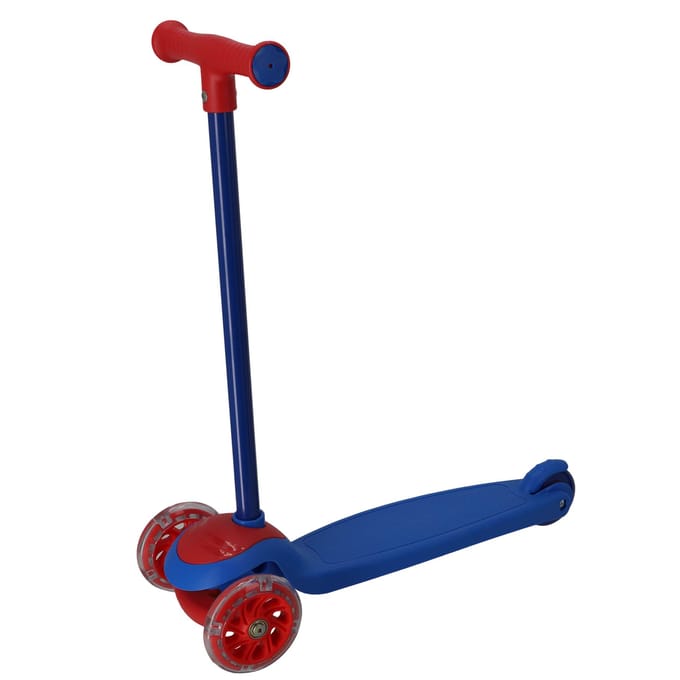 Alert - Step Scooter - Driewieler - Blauw/Rood
