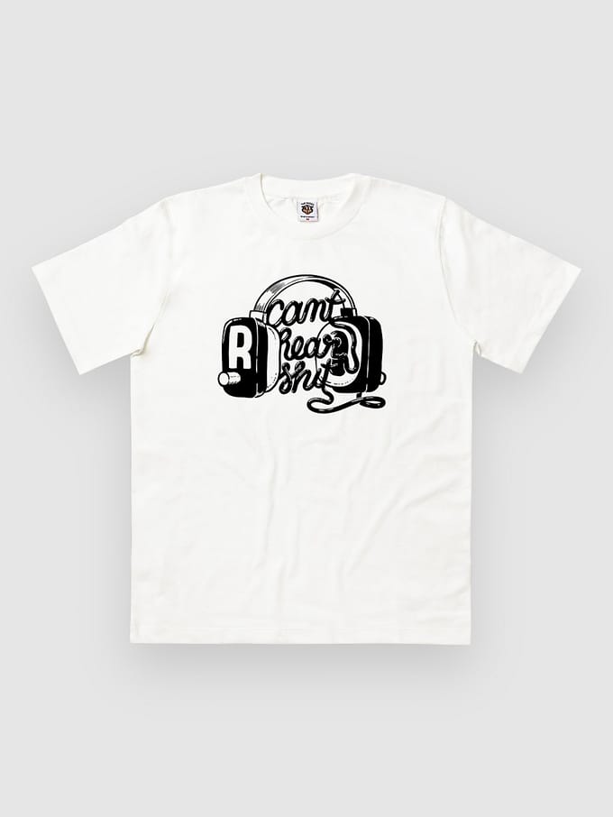 The Dudes Cant Hear Seasonal T-Shirt wit