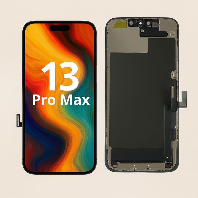 LCD Scherm Geschikt Voor IPhone 13 Pro Max Met Front Camera Frame | Hoge HD+ Kwaliteit Display