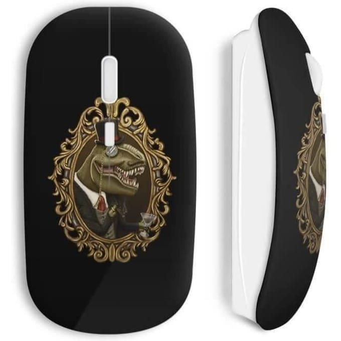 Souris Sans Fil Dinosaure Bourgeois